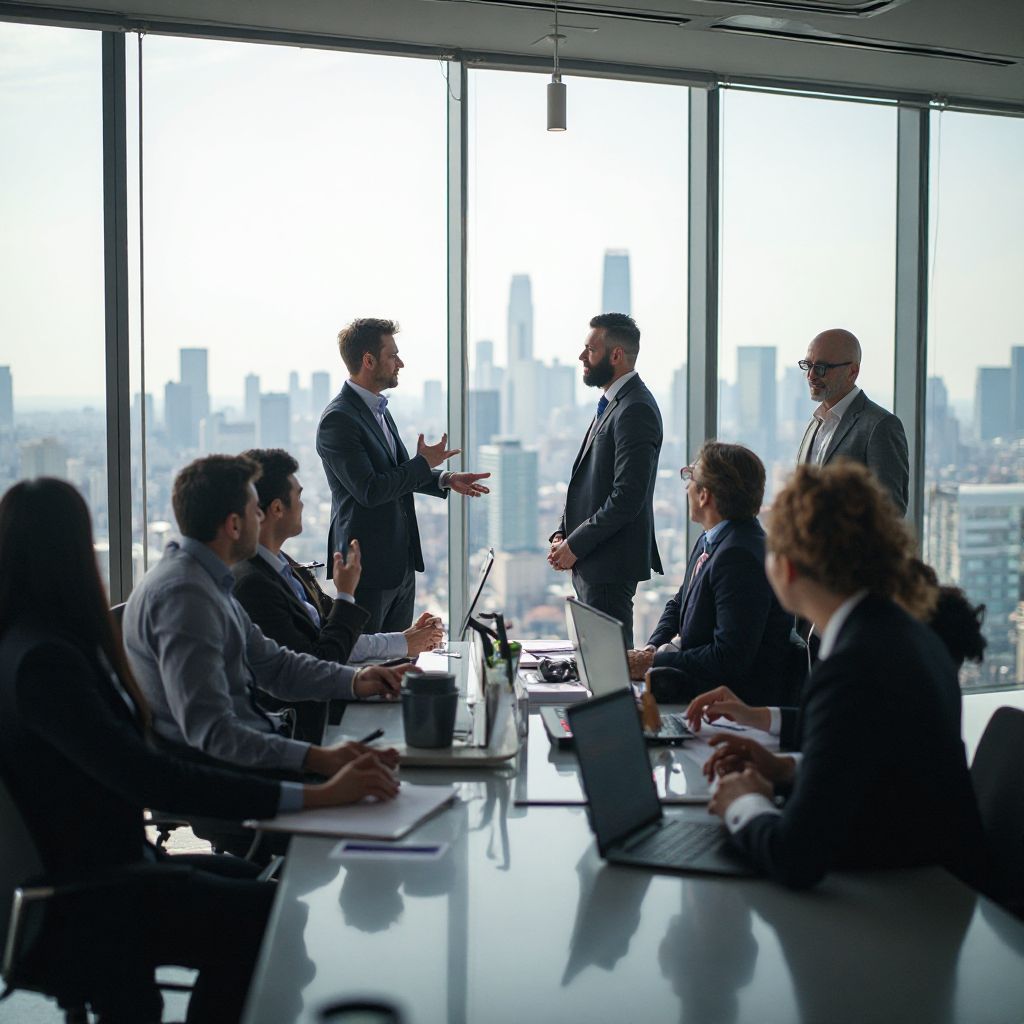 Zespół PL Business Consulting podczas strategicznego spotkania