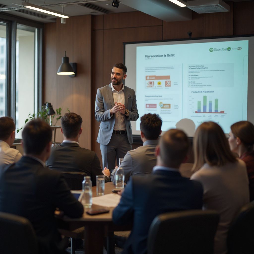 Prezentacja na konferencji branżowej